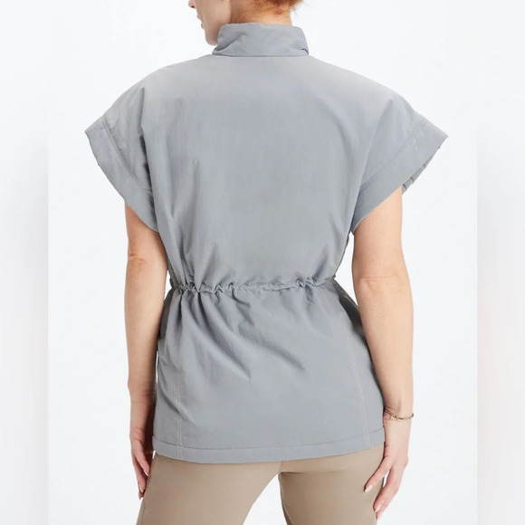 NWT Fabletics Riley Woven Trapunto Zip Up Vest Sz XL - Picture 3 of 10